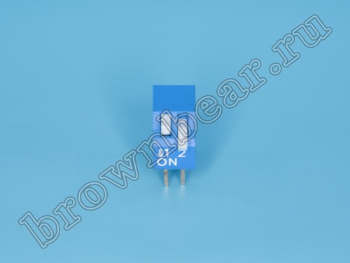 Переключатель Dip-Switch 2 контактных группы, пиано  фото 4
