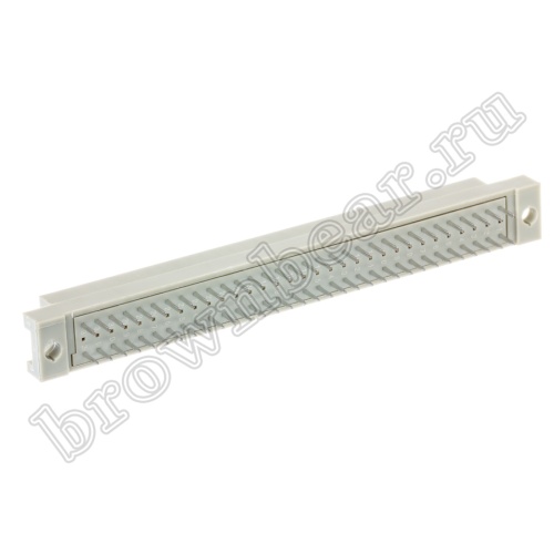 Разъём DIN 41612 64 контакта, розетка, длина контакта 4.0 мм, 3 ряда фото 4