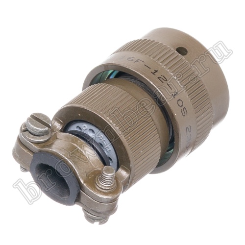 Разъём Amphenol серии 62IN, 10 контактов, розетка на кабель, тип 12, байонетный 62IN-16F-12-10S фото 5