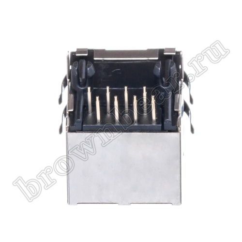 Разъём RJ-45 гнездо на плату, 8P8C, тип 16, экранированный TJ16S-8P8C фото 5