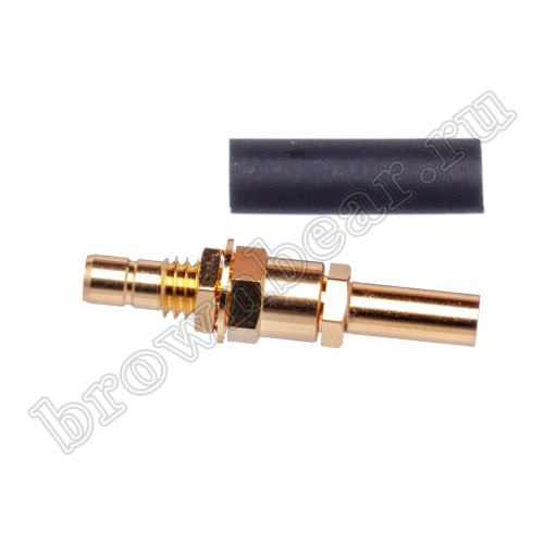 Разъем SMB вилка на кабель RG-174,188,316, обжимной, Amphenol, SMB1421G1-10GT30G-316U-50 SMB-C174P фото 4