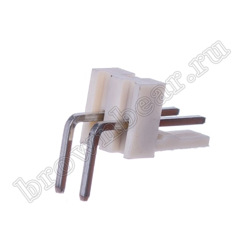 Разъем питания 2 контакта, вилка на плату, прямой угол, шаг 2.54 мм WF-2R фото 8