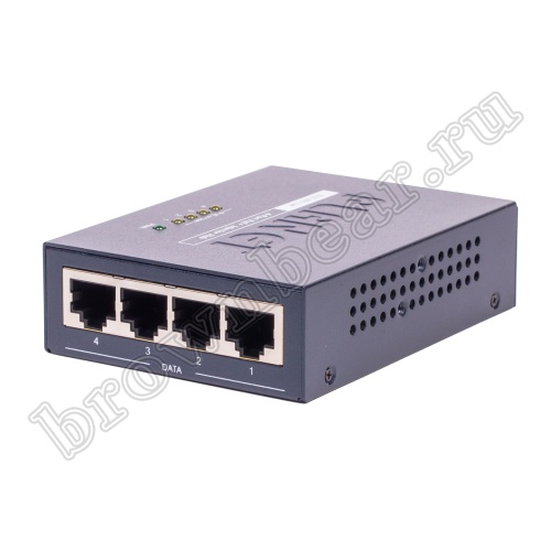 HPOE-460 PoE инжектор Planet 4 порта 10/100/1000Мб/с, IEEE 802.3at, 120Ватт фото 9