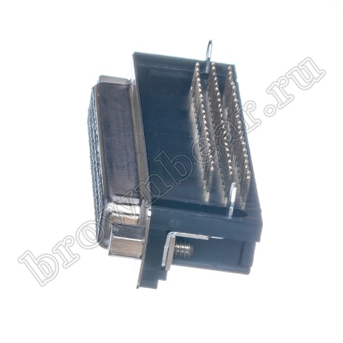 Разъем D-SUB 62 контакта, гнездо на плату, прямой угол DHR-62F фото 5