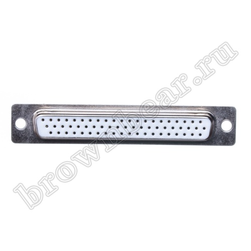 Разъем D-SUB 62 контакта, гнездо на кабель, пайка DHS-62F фото 2