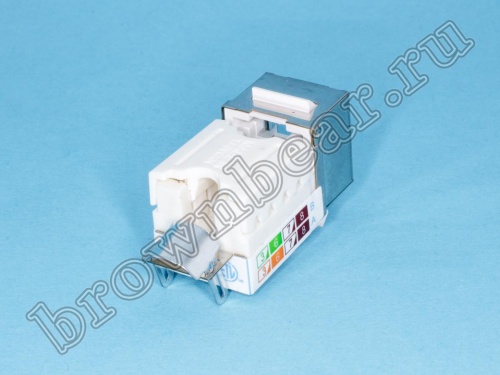 Модуль RJ-45 8P8C кат.5e, Keystone,  универсальный, экранированный, PCnet  фото 3