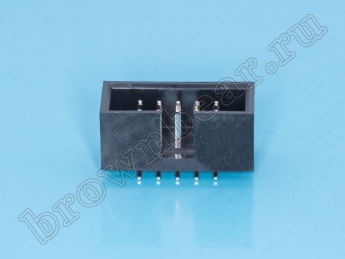 Разъем IDC 2х5 вилка на плату, шаг 2.54мм, поверхностный монтаж BHS-10 фото 2