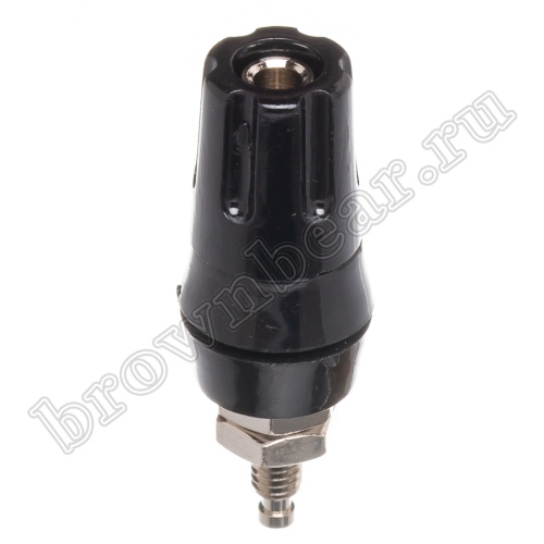 Клемма приборная для разъема Banana, тип 8 (гнездо), черная BP-8B фото 5