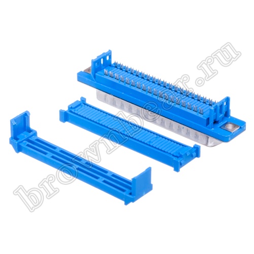 Разъем D-SUB  37 контактов, вилка на плоский кабель, тип 2 DI-37M фото 2