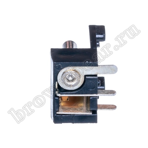 Разъем питания DC гнездо 2.5 х 5.5 мм, на плату, тип 2 DJK-22B фото 3