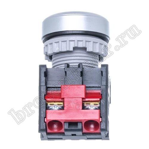 Кнопка управления плоская, без фиксации, d 30 мм, НЗ, красная TN2BFR-1B фото 3