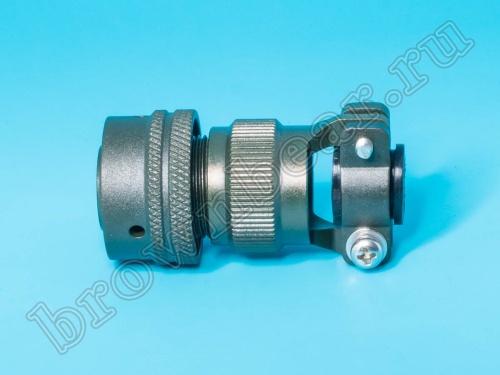 Разъём промышленный байонет MIL-26482 Series I серии HVMS 10 контактов, вилка на кабель фото 4