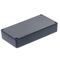 Корпус для РЭА пластиковый 112 х 58 х 22 мм, черный