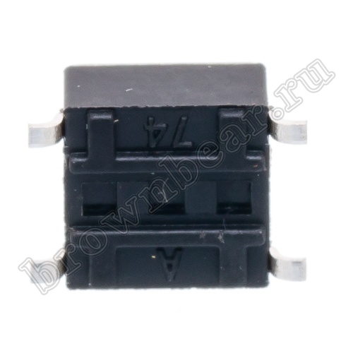 Кнопка тактовая SMD, 6х6 мм, h=5 мм, 4 контакта SWT-34-50 фото 5