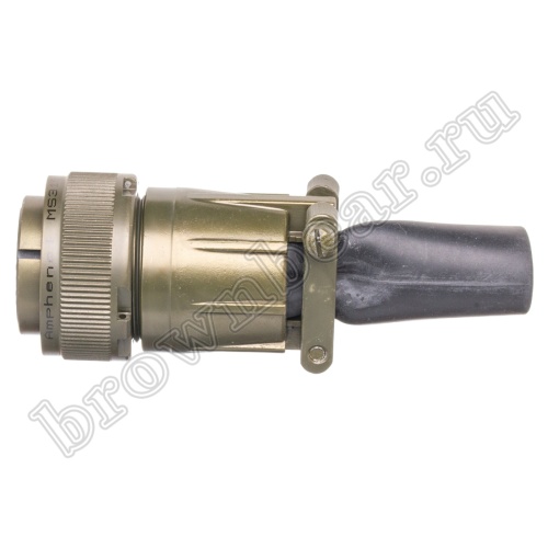 Разъём Amphenol серии MS, 19 контактов, розетка на кабель, тип 22, резьбовой MS3106E-22-14S фото 6