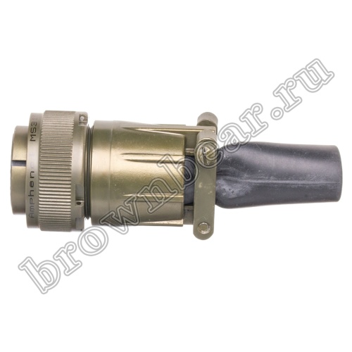 Разъём Amphenol серии MS, 19 контактов, розетка на кабель, тип 22, резьбовой MS3106E-22-14S фото 3