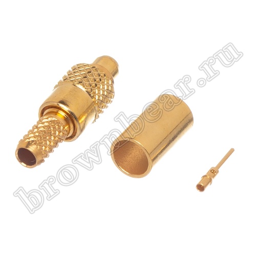 Разъем MMCX вилка на кабель RG-174,188,316, обжим MMCX-C174P фото 2
