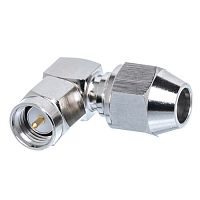 Разъем SMA штекер на кабель RG-58, угловой, пайка SMA-LS58P