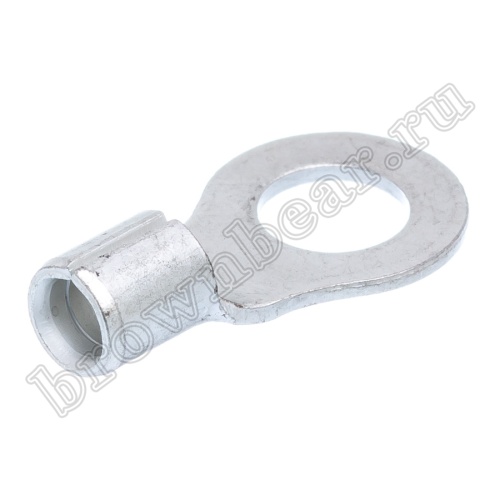 Клемма кольцевая обжимная тип "O" 6.4 мм, на провод 4.0 - 6.0 мм², неизолированная, кратно 100шт. TR-5.5-6 фото 2