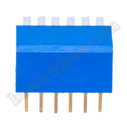 Переключатель Dip-Switch 6 контактных групп, пиано  SWD3-6 фото 2