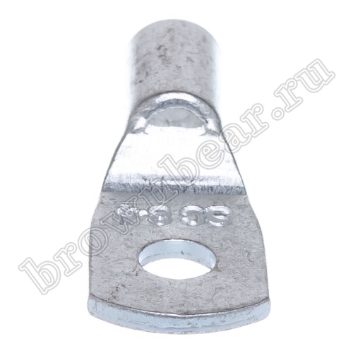 Клемма кольцевая обжимная тип "O" прямоугольная 4.3 мм на провод 4.0 - 6.0 мм², неизолированная, кратно 100шт. TRC-5.5-4 фото 4