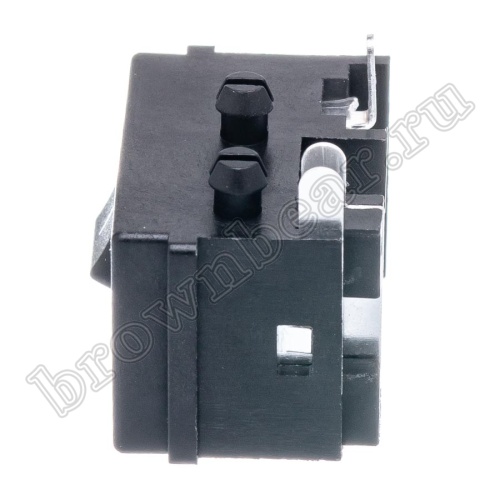 Разъем питания DC гнездо 2.5 x 5.5 мм, на плату с выключателем DJK-30B фото 6