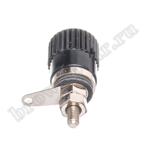 Клемма приборная для разъема Banana, тип 3 (гнездо), черная BP-3B фото 3