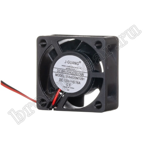 Вентилятор для корпуса 40х40х20, DC 12В, 0.16А, подшипник качения DAC4020M12B фото 2
