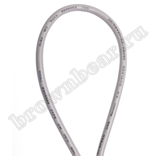 Кабель интерфейсный USB, type А - type micro USB, вилка - вилка, с ферритовым кольцом, 1.8 метра фото 3