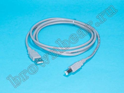 Кабель (шнур) USB, тип А - В, вилка - вилка, 1.5 метра фото 2