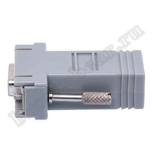 Переходник D-SUB 9 гнездо - RJ45 гнездо GC-9FT8 фото 2