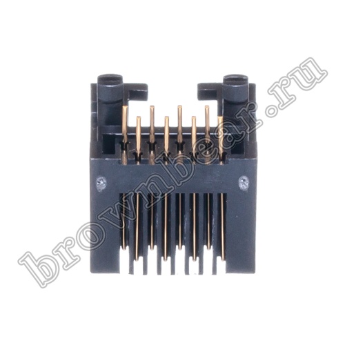 Разъём RJ-45 гнездо на плату, 8P8C, тип 4 TJ4-8P8C фото 10