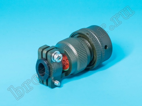 Разъём промышленный байонет MIL-26482 Series I серии HVMS 10 контактов, вилка на кабель фото 3