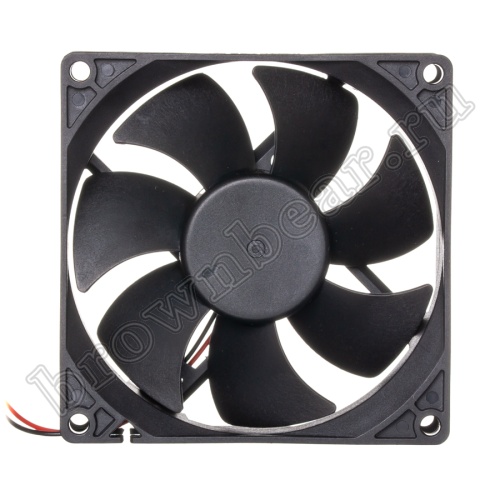 Вентилятор для корпуса 92х92х25, DC 12В, 0.30А, подшипник качения DA9225H12B фото 3