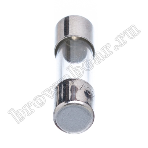 Предохранитель 5х20 мм, цилиндрический, стеклянный, быстрый, 0.25А/250В (GFE) фото 3