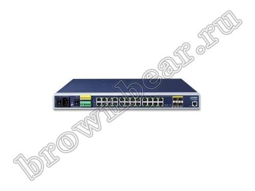 IGSW-24040T Промышленный управляемый L2+ коммутатор Planet, 24 порта 10/100/1000Мбит/с, 4 порта SFP 1Гбит/с фото 3