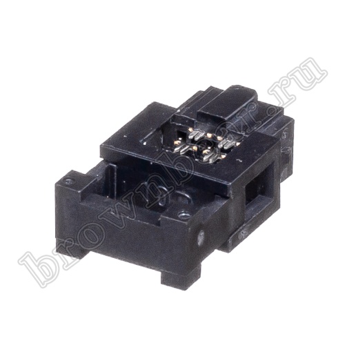 Разъем IDC 2х5 розетка на плоский кабель, шаг 1.27мм IDC1.27-10 фото 2