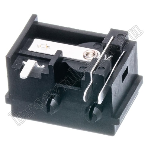 Разъем питания DC гнездо 2.1 x 5.5 мм, на плату с выключателем DJK-30A фото 3