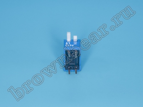 Переключатель Dip-Switch 2 контактных группы, пиано  фото 6