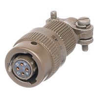 Разъём Amphenol серии 62IN, 4 контакта, розетка на кабель, тип 8,  байонетный 62IN-16F-8-4S