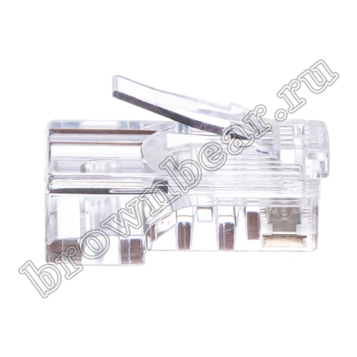 Разъём RJ-45 8P8C, для круглого многожильного кабеля TPR-8P8C фото 3