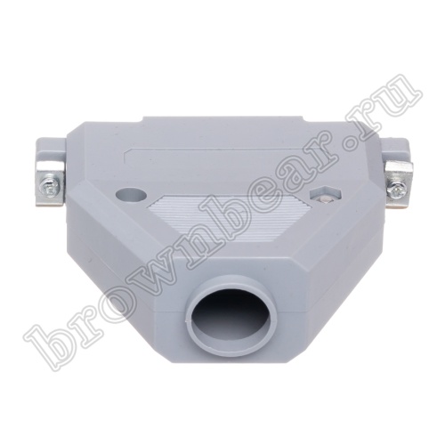 Корпус разъема D-SUB 37 контактов, серый, тип 2 DP-37C фото 5