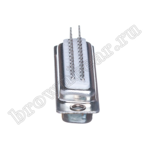 Разъем D-SUB  25 контактов, вилка на плату, вертикальный DBB-25M фото 5