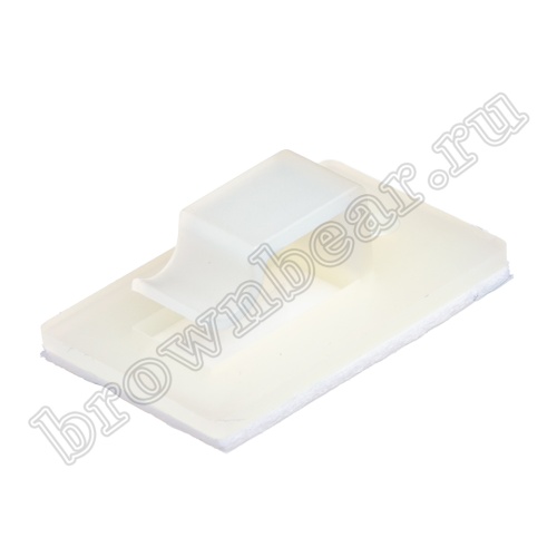 Площадка-держатель для провода самоклеящаяся 14.8 х 5.5 мм, упак. 100 шт. FC-4