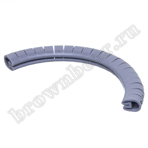 Маркер кабельный цифра 8 (кольцо) для провода d=5.2-10 мм, серый, упаковка 20 шт. фото 2