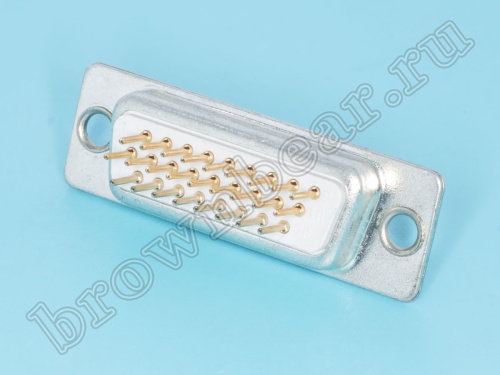 Разъем D-SUB  26 контактов высокой плотности, гнездо на плату, вертикальный DHB-26F фото 5