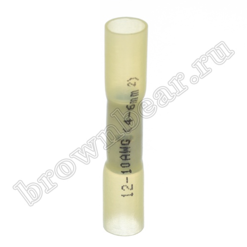 Соединительная гильза в термоусадке медная луженая под опрессовку на провод 4.0 - 6.0 мм², ГСИ, упаковка 100шт. TLC-5.5 фото 4