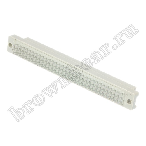 Разъём DIN 41612 96 контактов, розетка, длина контакта 4.0 мм, 3 ряда фото 3