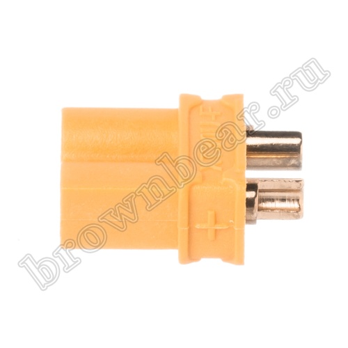Разъем питания XT30 для АКБ, 2 контакта, розетка на кабель XT30U-F.G.Y фото 2