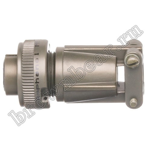 Разъём Amphenol серии MS, 5 контактов, розетка на кабель, тип 14S, резьбовой MS3106E-14S-5S фото 4